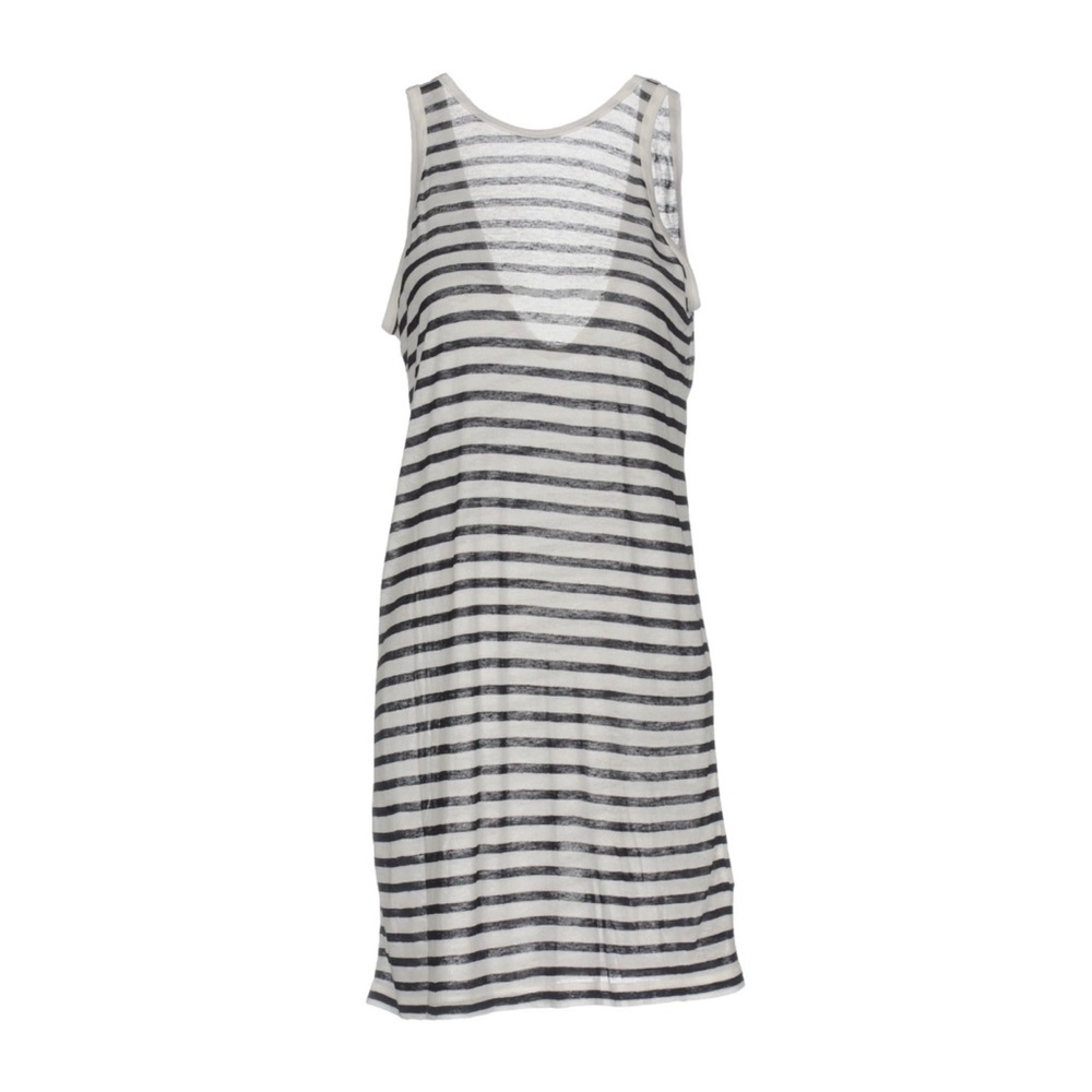 Alexanderwang.T sleeveless stripe linen dress